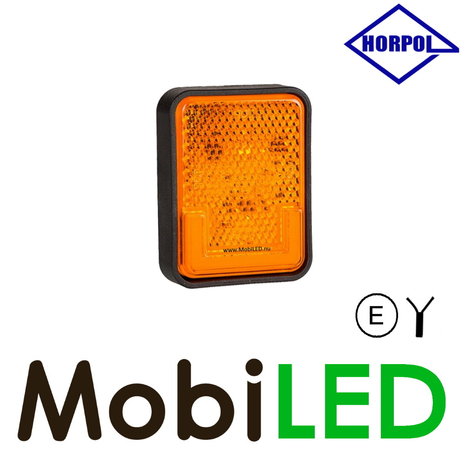 HORPOL Horpol Side marking amber block NEON look E-mark HORPOL Horpol Side marking amber block NEON look E-mark