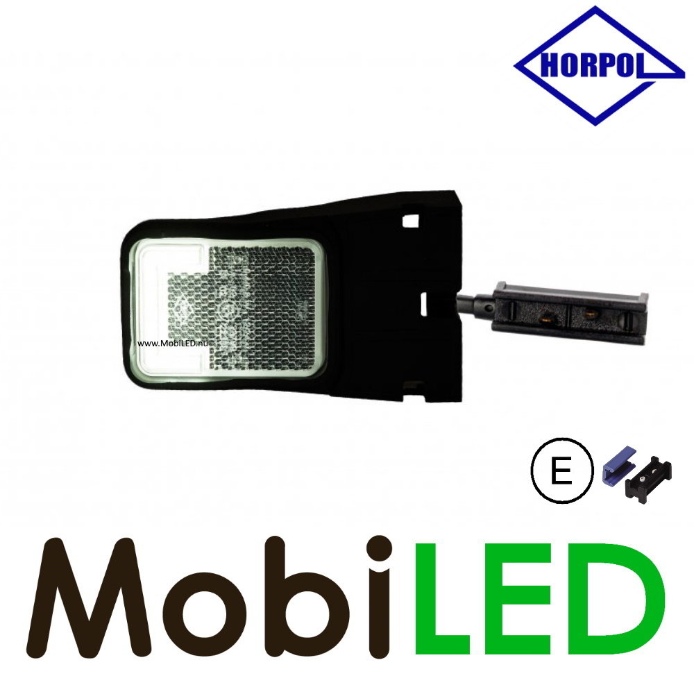 HORPOL Horpol marquage latéral blanc bloc support d'angle quick connecteur NEON HORPOL Horpol marquage latéral blanc bloc support d'angle quick connecteur NEON