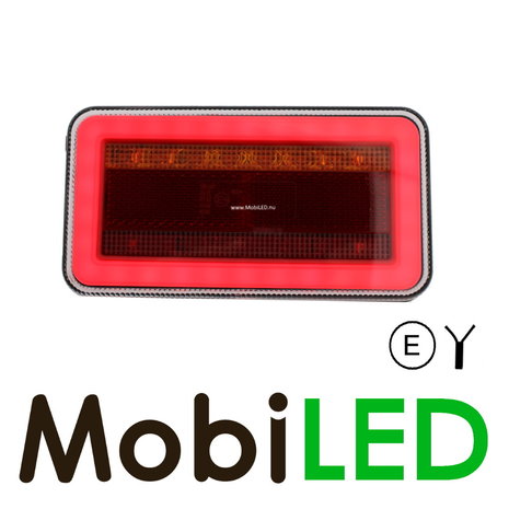 Achterlicht 3 functies universeel met reflector E-keur Achterlicht 3 functies universeel met reflector E-keur