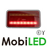 Rear light 3 functions universal with reflector E-mark Rear light 3 functions universal with reflector E-mark