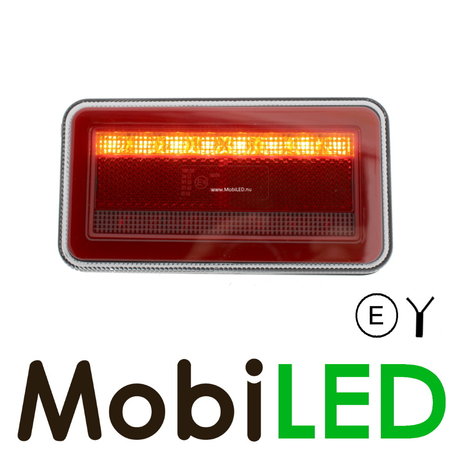 Feu arrière 3 fonctions universel avec réflecteur E-marque