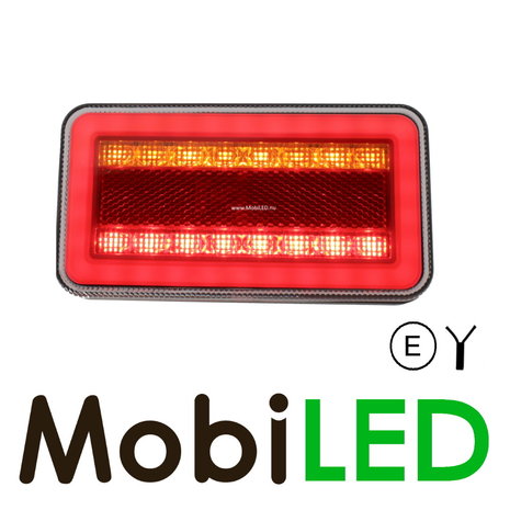 Feu arrière 3 fonctions universel avec réflecteur E-marque