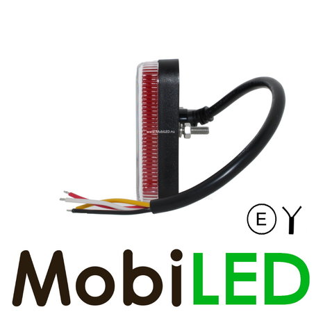 Feu arrière 3 fonctions universel avec réflecteur E-marque