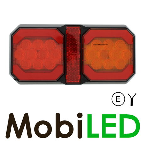 Rear light 3 functions universal with reflector E-mark Rear light 3 functions universal with reflector E-mark