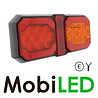 Achterlicht 3 functies universeel met reflector E-keur Achterlicht 3 functies universeel met reflector E-keur