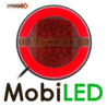 Set dynamic round rear lights Hamburger with cables E-mark Set dynamic round rear lights Hamburger with cables E-mark