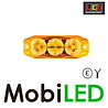 LED autolamps Richtingaanwijzer 3 leds amber 12-24 volt E-keur LED autolamps Richtingaanwijzer 3 leds amber 12-24 volt E-keur
