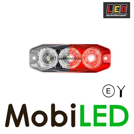 LED autolamps Fog light 3 leds clear 12-24 volts E-mark