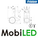 Fristom Fristom Pendant lamp oblique model Right short E-mark