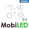 Fristom Fristom Pendant lamp oblique model Left short E-mark Fristom Fristom Pendant lamp oblique model Left short E-mark
