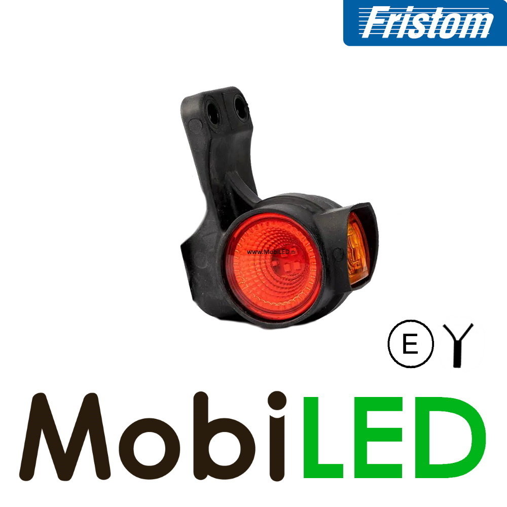 Fristom Pendellamp schuin model Rechts kort E-keur rood/amber/wit 12-24 volt
