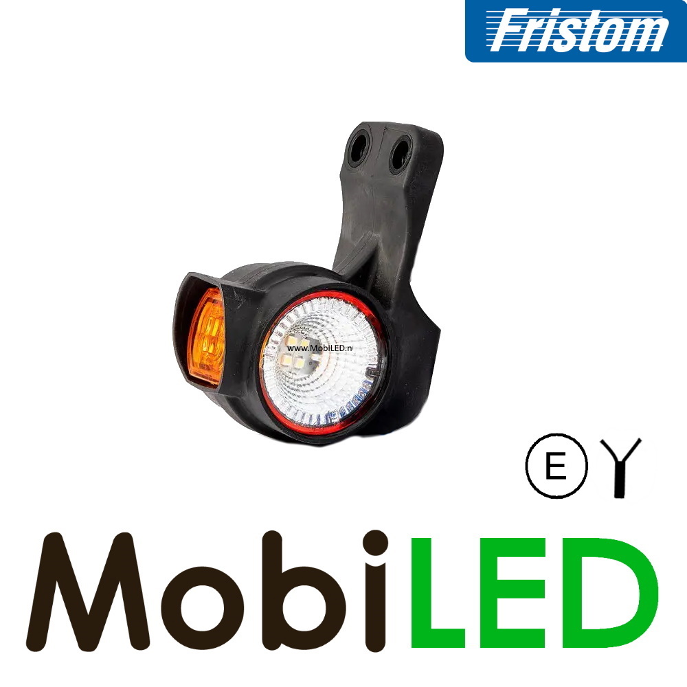 Fristom Lampe à suspension Modèle coudé Droite court E-mark Rouge-Ambre-Blanc 12-24 volts
