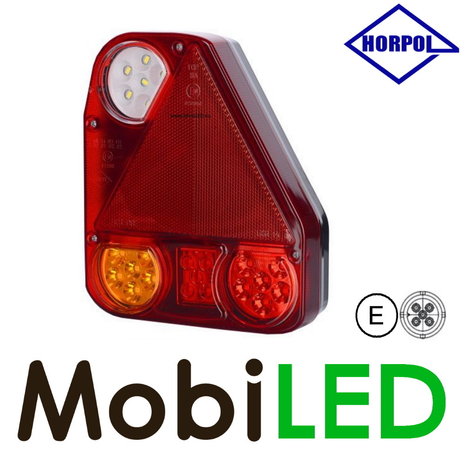 HORPOL Feu arrière  modulaire triangulaire droit 4 fonctions baïonnette