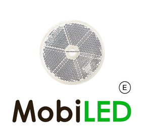 Reflector 6cm round White E-mark Reflector 6cm round White E-mark