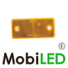 Reflector 90mm rectangle Amber E-mark Reflector 90mm rectangle Amber E-mark