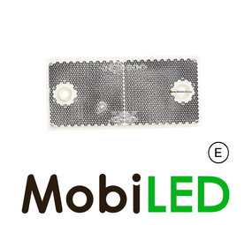 Reflector 94mm rectangle White E-mark