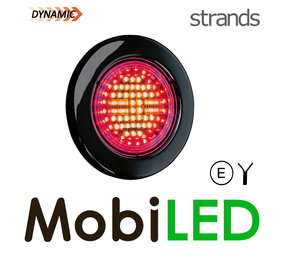 Strands Dark Knight dynamisch achterlicht links Strands Dark Knight dynamisch achterlicht links