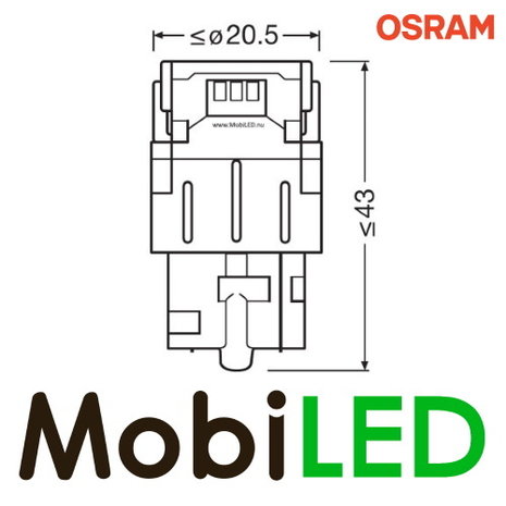OSRAM OSRAM W21 watt (W3x16d) LEDriving SL White OSRAM OSRAM W21 watt (W3x16d) LEDriving SL White