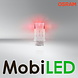 OSRAM P27/7W (W2.5x16q) LEDriving SL (3157DRP) Rood OSRAM P27/7W (W2.5x16q) LEDriving SL (3157DRP) Rood