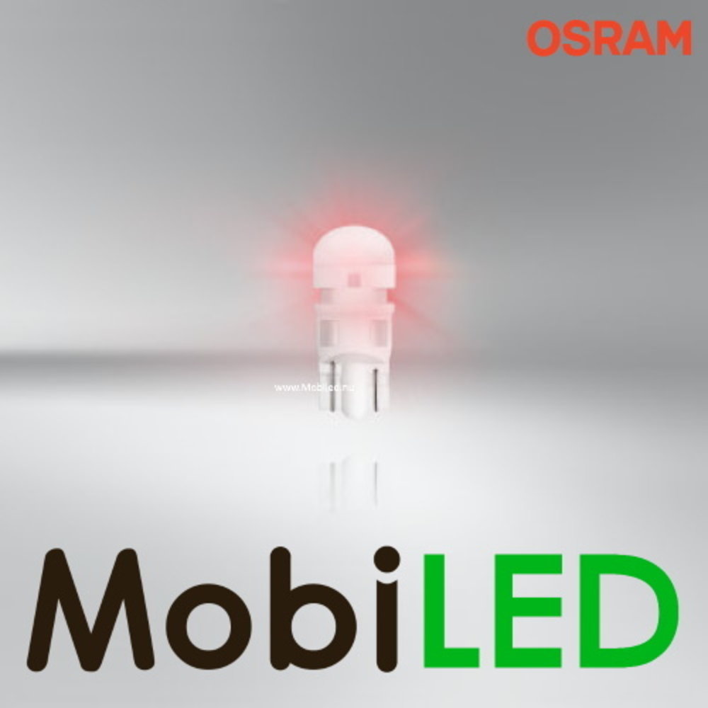 OSRAM OSRAM  W2.1 x 9.5d (W5W)  LEDriving SL  (2 pièces) Rouge