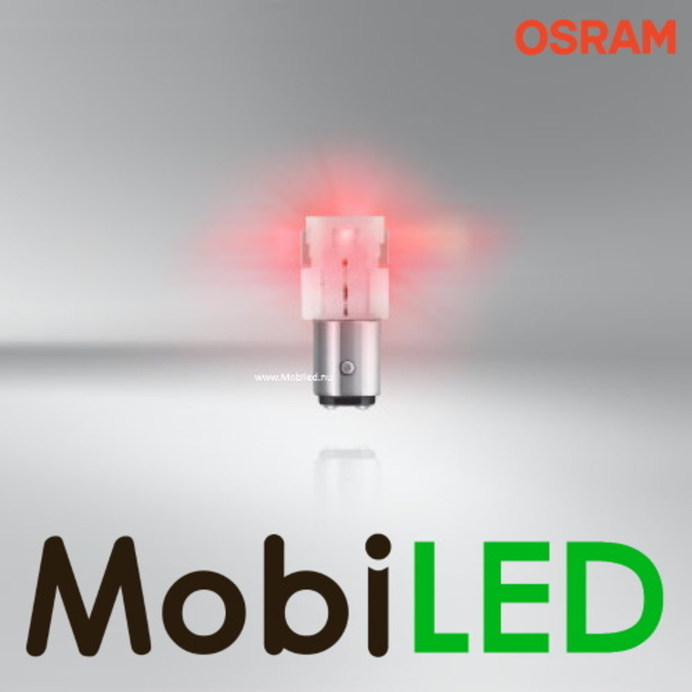 OSRAM OSRAM P21/5W (BAY15ds) LEDriving SL (2 stuks) Rood OSRAM OSRAM P21/5W (BAY15ds) LEDriving SL (2 stuks) Rood