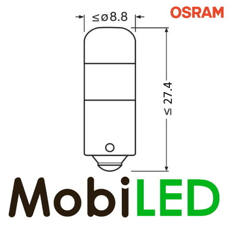 OSRAM OSRAM T4W (BA9s) LEDriving SL (3893DWP) Blanc
