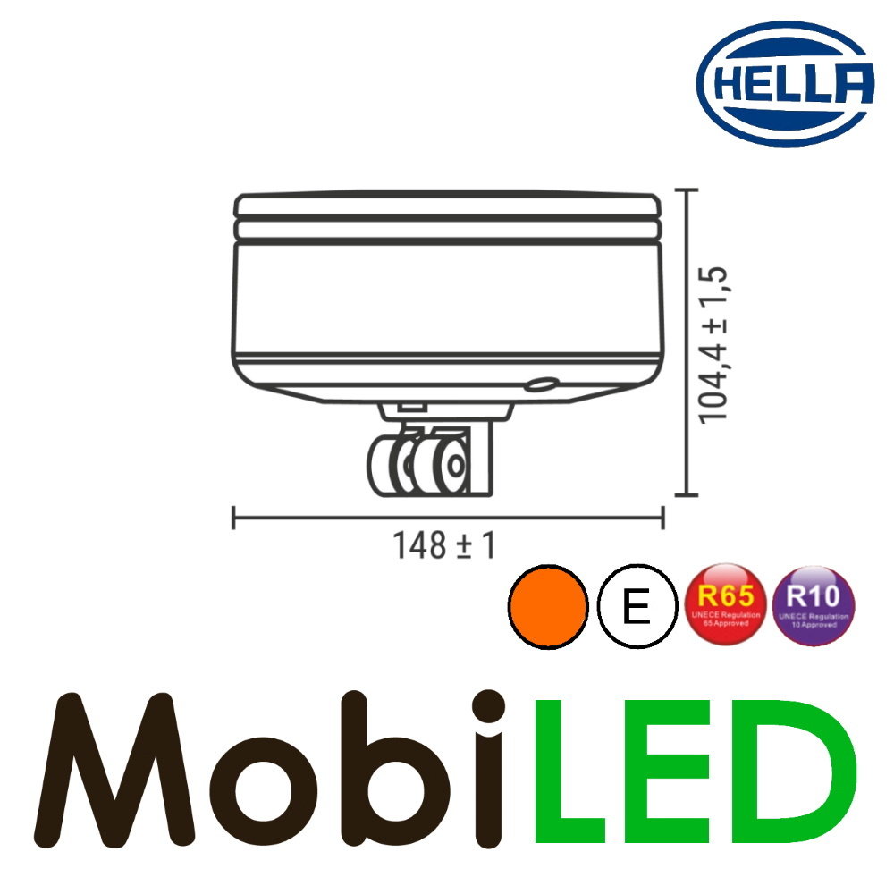 Hella Hella K-LED Rebelution flexible mount Hella Hella K-LED Rebelution flexible mount