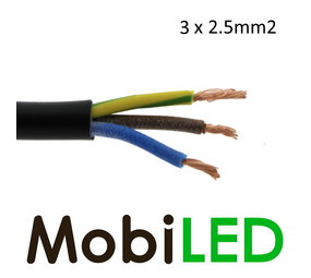 Aansluitkabel 3 aderig 3x 2,5 mm² Aansluitkabel 3 aderig 3x 2,5 mm²