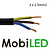 Connection cable 3 core 3x 2.5 mm²