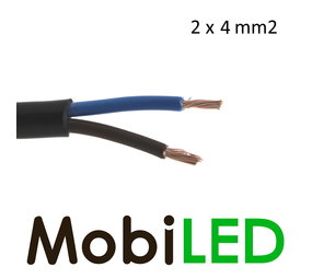 Câble de connexion 2 fils 2x 4 mm² Câble de connexion 2 fils 2x 4 mm²