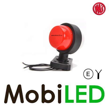 WAS Neon model red/white short 12-24 volts E-mark WAS Neon model red/white short 12-24 volts E-mark