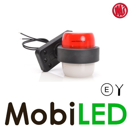 WAS Neon model rood/wit kort 12-24 volt E-keur WAS Neon model rood/wit kort 12-24 volt E-keur