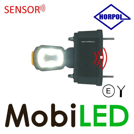 HORPOL Lampe pendentive  modèle court et droit Droite rouge/ambre/blanc 12/24 volts E-mark avec capteur HORPOL Lampe pendentive  modèle court et droit Droite rouge/ambre/blanc 12/24 volts E-mark avec capteur