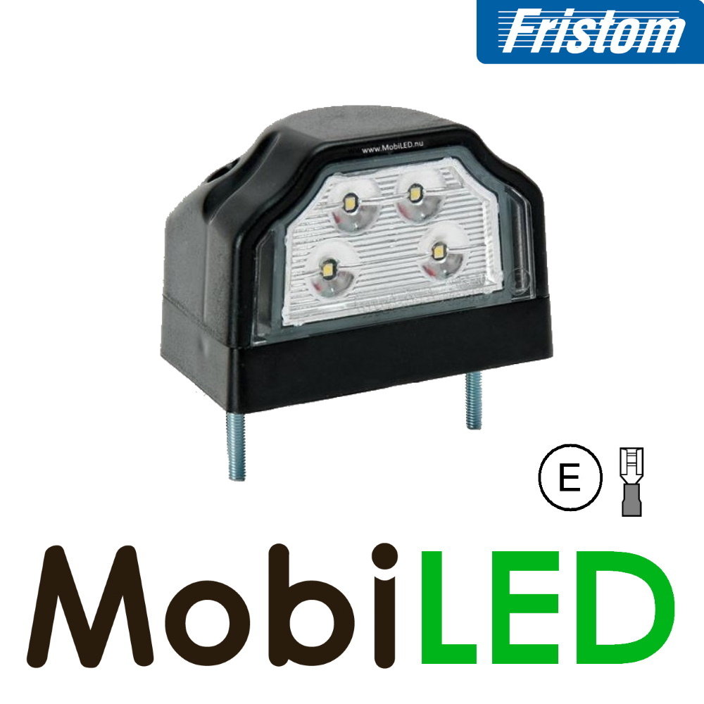 Fristom License plate lighting Black E-mark