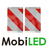 Set tail lift flags red/white