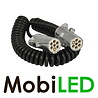 Câble électro spiralé Springflex type S 24 V 7 fils 4 m Câble électro spiralé Springflex type S 24 V 7 fils 4 m