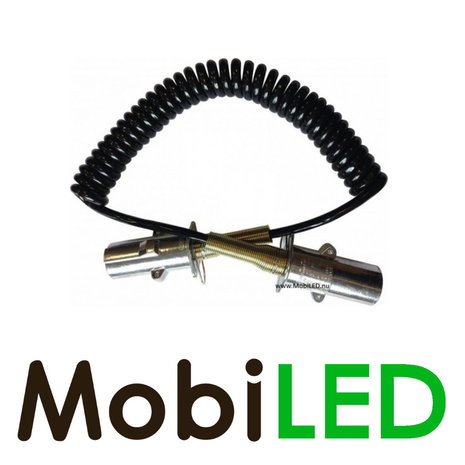 Câble électro spiralé Springflex type  S 24 V 7 fils 4 m