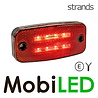 Strands Strands Zijmarkering rood met remlicht en reflector 5m kabel E-keur Strands Strands Zijmarkering rood met remlicht en reflector 5m kabel E-keur
