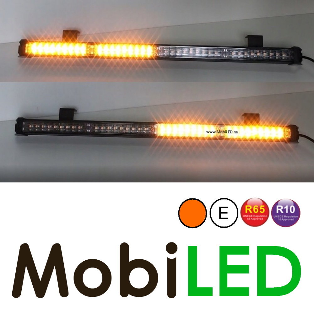 Flash bar 628 mm Amber E-mark Flash bar 628 mm Amber E-mark