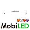 Barre flash 628 mm Ambre E-marque