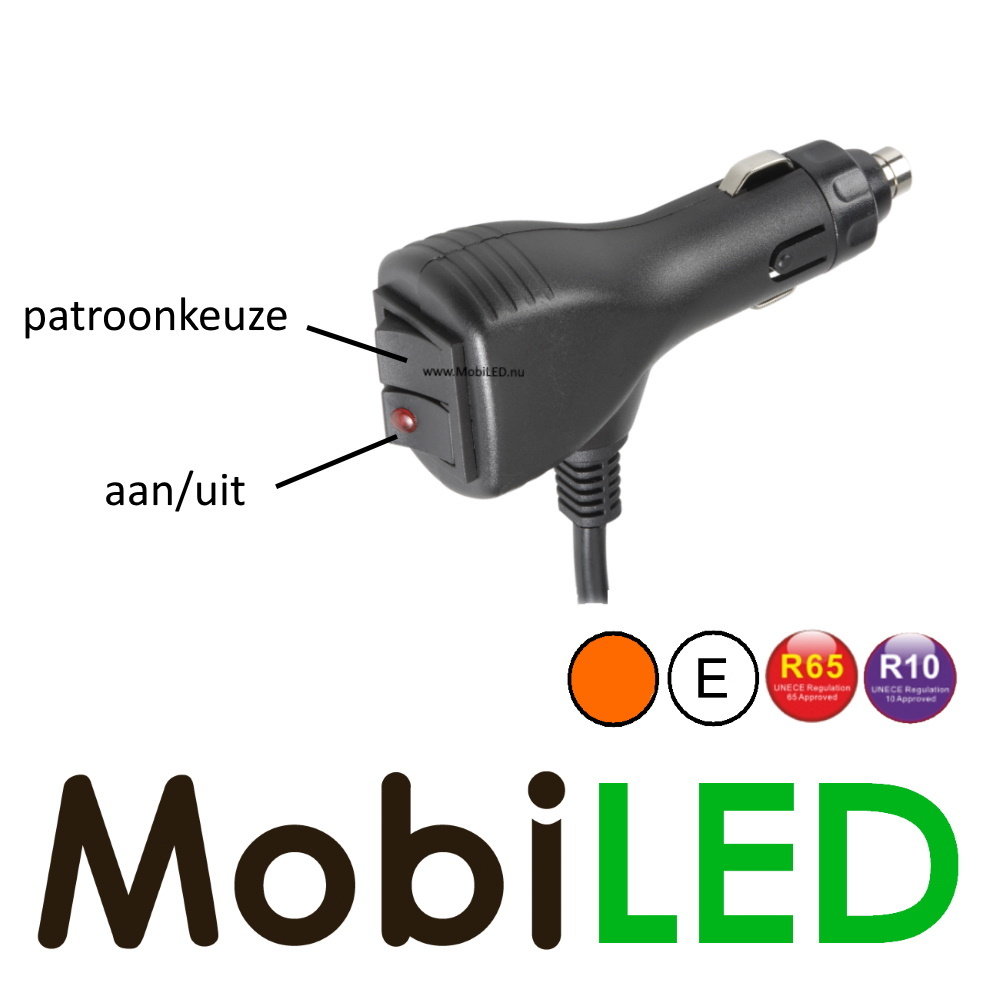 Barre flash 628 mm Ambre E-marque Barre flash 628 mm Ambre E-marque