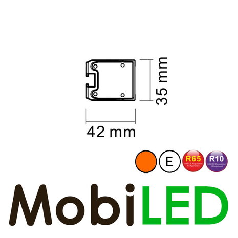 Barre flash 628 mm Ambre E-marque Barre flash 628 mm Ambre E-marque