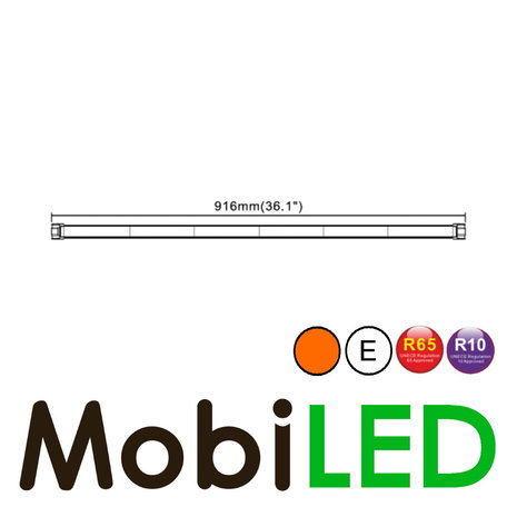 Flitsbalk 916 mm Amber E-keur