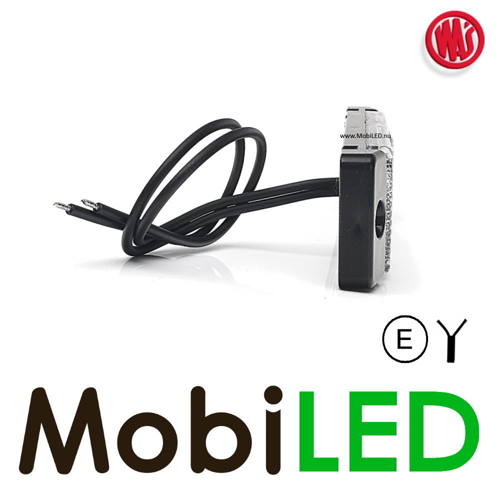 WAS WAS Side marking elongated side white with reflector E-mark