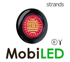 Strands Dark Knight achterlicht met remlicht Strands Dark Knight achterlicht met remlicht