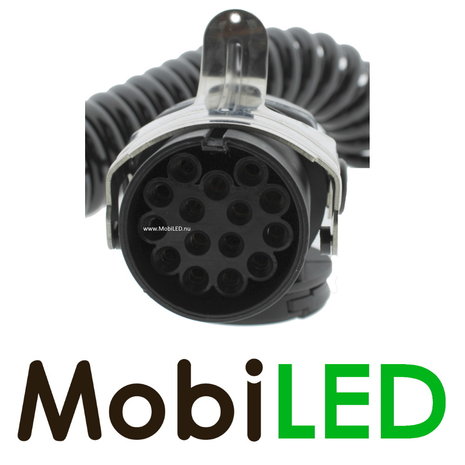 24 volt Electrospiraal adapter 15/7 3,8 meter 24 volt Electrospiraal adapter 15/7 3,8 meter