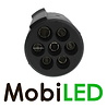 24 volt N-type Electrospiraalkabel Hyflex 3,8 meter 24 volt N-type Electrospiraalkabel Hyflex 3,8 meter
