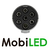 24 volt N-type 7-aderig Electrospiraalkabel 4 meter