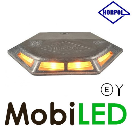 HORPOL Tail lift marking aluminum amber 12-24 volts