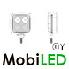 Worklight 12W square blue E-mark Worklight 12W square blue E-mark